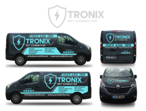 Van Sign Writing for Electrical & Security Systems Compay | Signage Design by ARTOGRAPHY