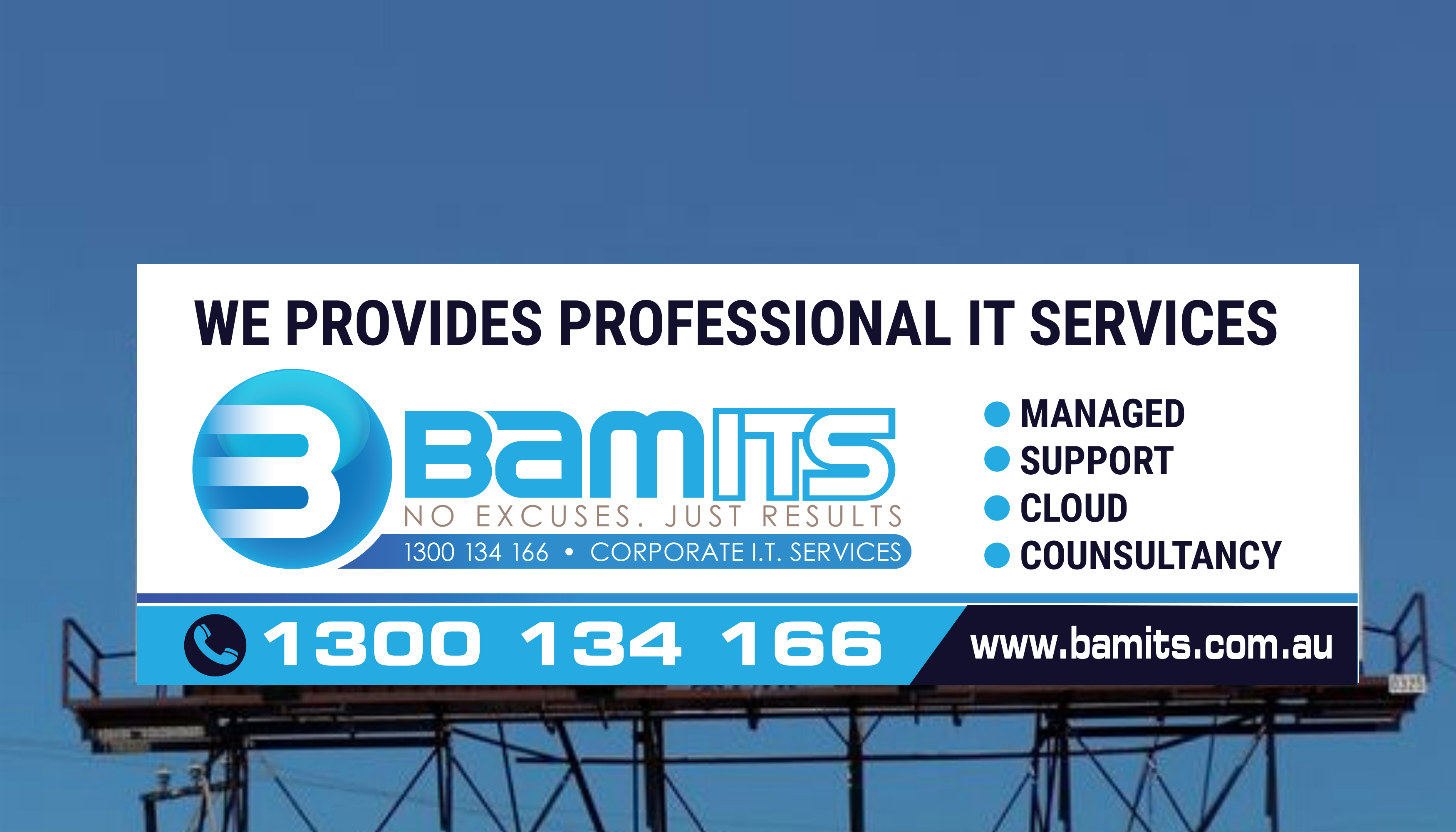 Billboard Design by uk for BAMITS | Design #26756926