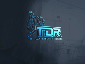 Either TDR or the words Tidewater Dirt Riders | Logo Design by Aaaron