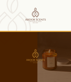 Ardor Scents, Hand poured soy candles, Gold Coast | Logo Design by Ng V Duc