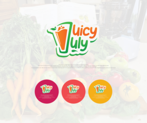 JUICY JULY | Logo Design by Hendy April