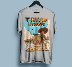 Kids T-shirt Theodore Roosevelt National Park | T-Shirt-Design von dundun