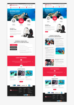 Divers Cove Website and inner template. | Web-Design von Starlyn DS