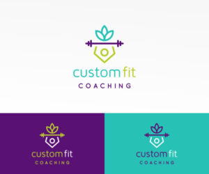 Custom Fit Coaching | Logo Design by luiz otavio I DESIGN