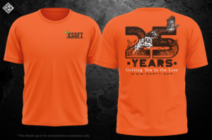 25th Anniversary of ESSFT.COM Field Trial Dogs | T-shirt Design by G3K