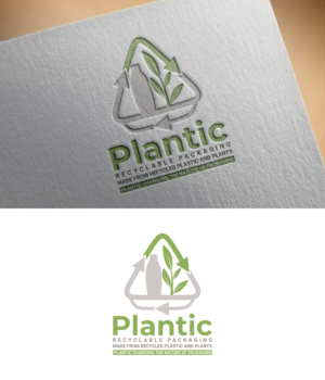 Plantic, plant based recycled packaging | Logo-Design von design.bb