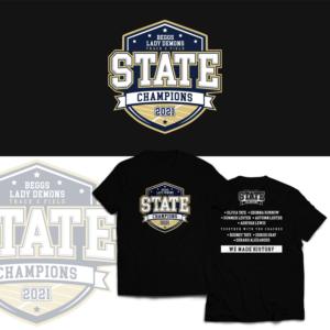 2021 state track and field champions. | T-Shirt-Design von johnronielgomez