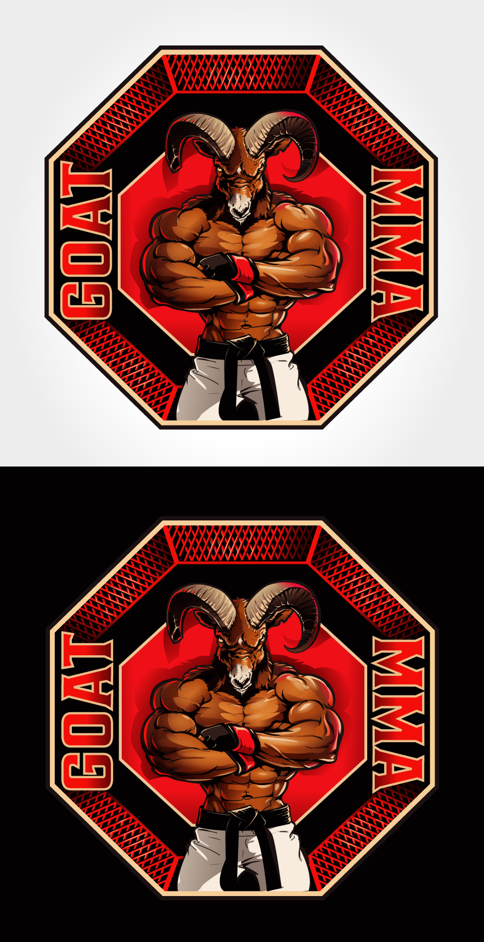 Logo-Design von Suprakash 3 für GOAT MMA | Design #26790443