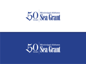 50 years AND Mississippi-Alabama Sea Grant (Mississippi-Alabama Sea Grant logo counts) | Logo-Design von Atvento Graphics