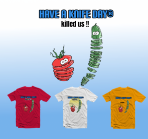 T-shirt Design for Knife Sharpening Company -  | T-shirt Design by Tomi Ax