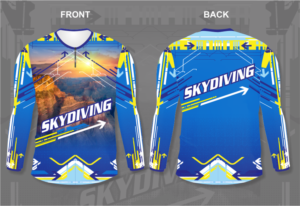 Skydiving Jerseys design | T-shirt Design by kotakdesign