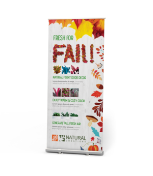 Fall for Display rack for Fall Plant program to be displayed in Home Depot | Graphic Design by Navisol Creatives