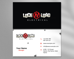 Lock 'N' Load Electrical (If possible) | Visitenkarten-Design von raymark