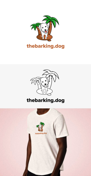 thebarking.dog or The Barking Dog | Logo Design by Omee