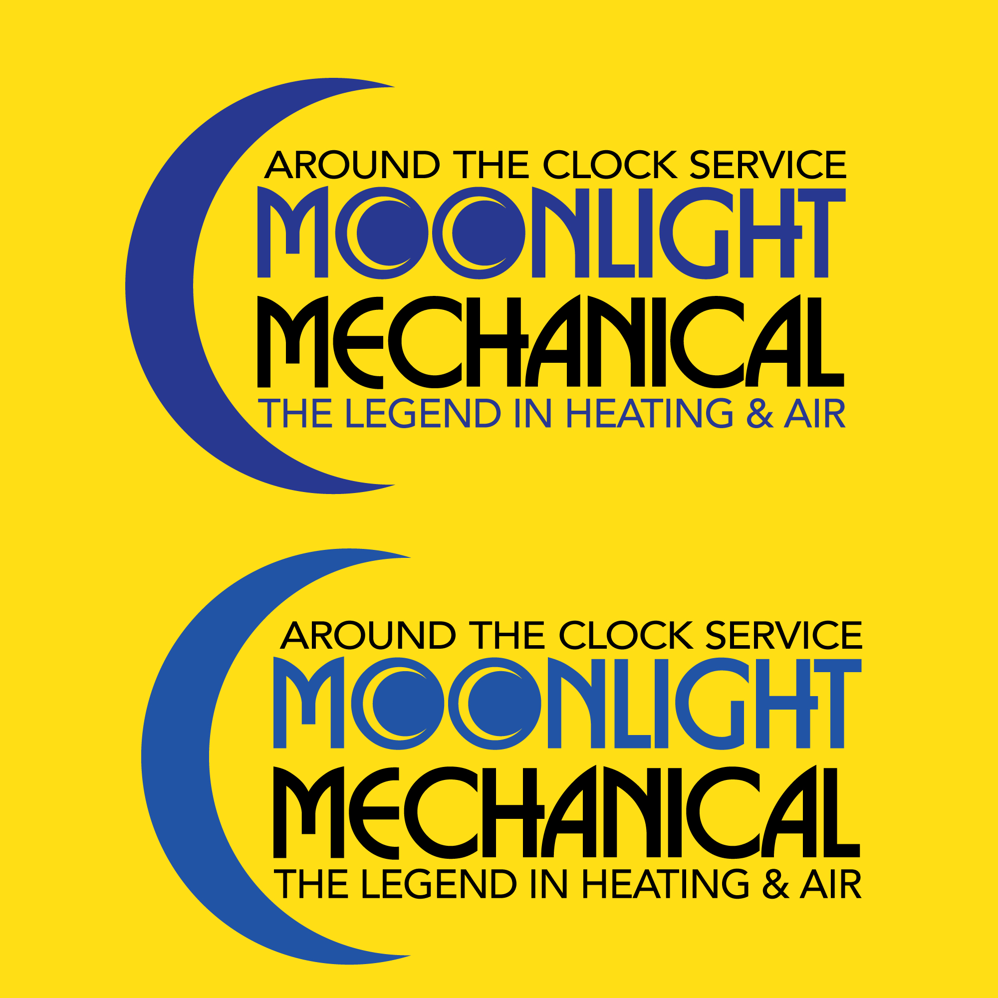 Logo Design by sherman for Moonlight Mechanical | Design #26802510