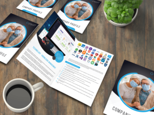 We need a corporate presentation for our software factory. | Brochure Design by alex989