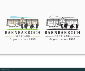 Name: Barnbarroch     Tag: Organic since 1999 - Scotland | Logo Design by AD-X