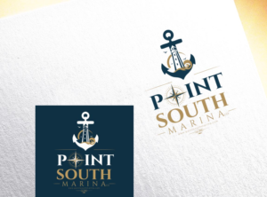 Point South Marina Co | Logo Design by nikkiblue