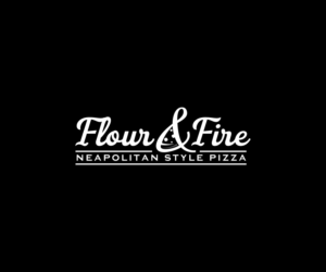 Flour & Fire (Big Font) Neapolitan Style Pizza (sub header) | Logo-Design von ecorokerz