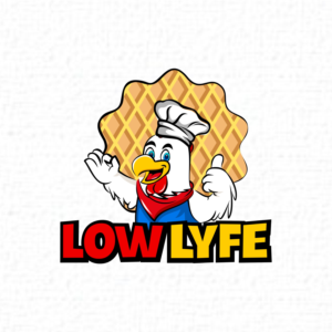 Low Lyfe.  Chicken and Other Stuff (or one of the other slug lines above) | Logo-Design von ZeneFashions