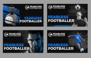 Youtube Thumbnail templates x 4 for football channel (more than 1 winner will be chosen) | Graphic Design by Graphic Storm