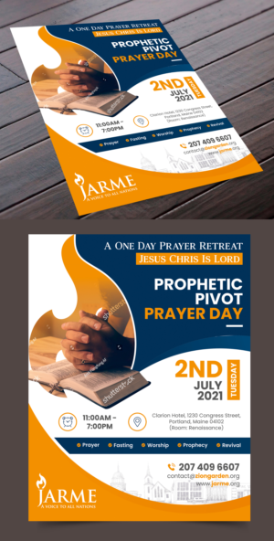 Prophetic Pivot Prayer Day 2021 | Flyer-Design von Fat Bat Man