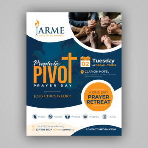 Prophetic Pivot Prayer Day 2021 | Flyer-Design von Mariyam Khan