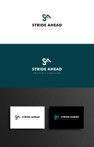 Stride Ahead Property Coaching | Logo- und Visitenkarten-Design von Omee