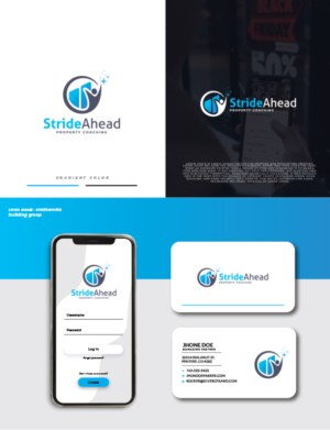 Logo and Business Card Design by OviBanik for Stride Ahead Property Coaching | Design: #26906155