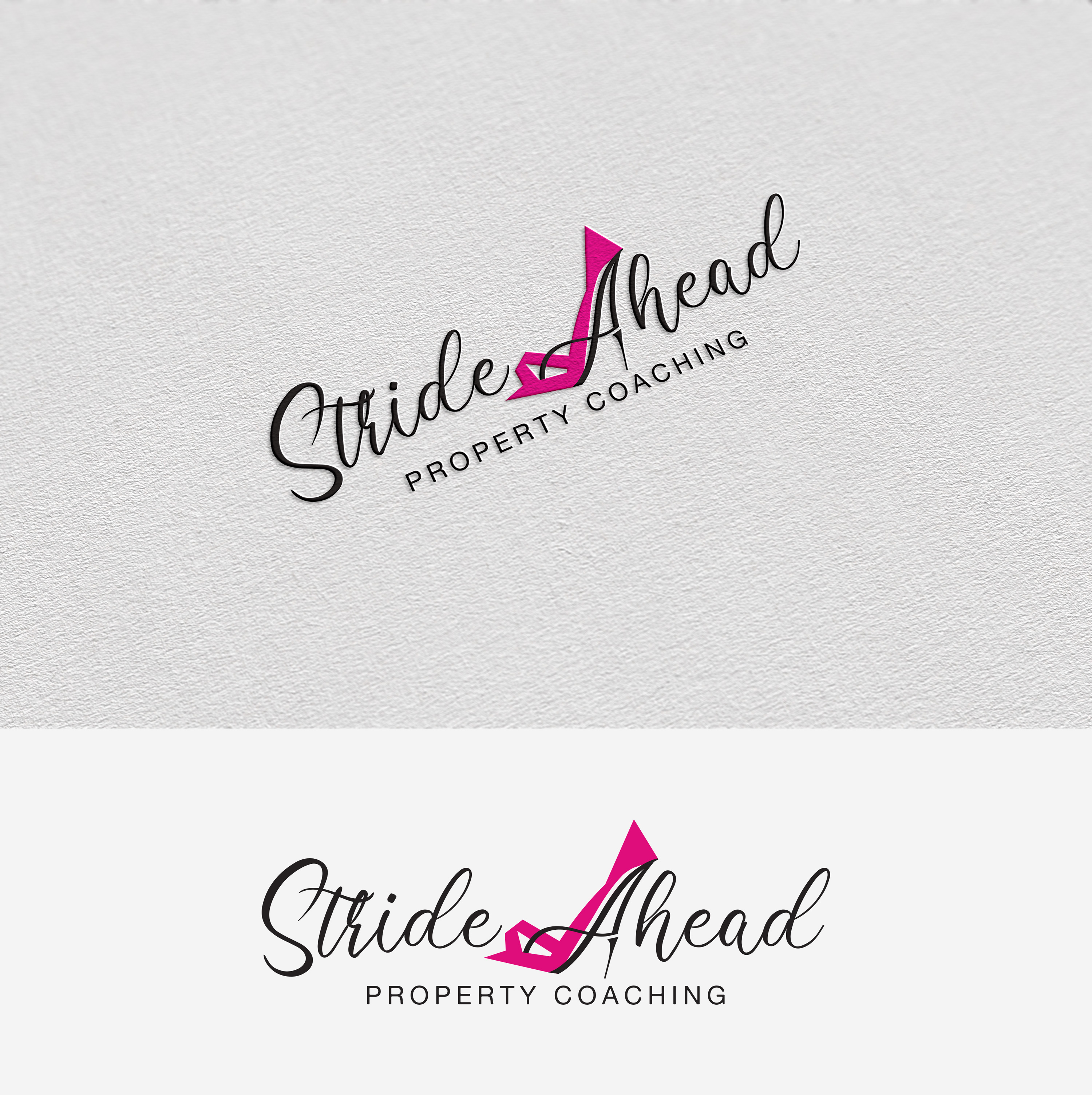 Logo- und Visitenkarten-Design von u2square für Stride Ahead Property Coaching | Design #26833718