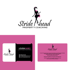 Stride Ahead Property Coaching | Logo- und Visitenkarten-Design von Cah RE 2