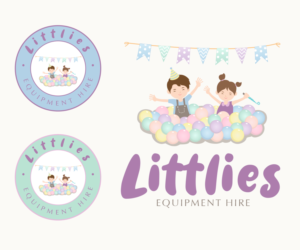 Littlies Equipment Hire | Logo Design by m_designs