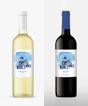 Develop new wine label for entry level Greek wines ** | Label Design by Bittersweet