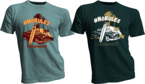 "#NoRules" Lacework T-Shirt | T-shirt Design by bacujkov