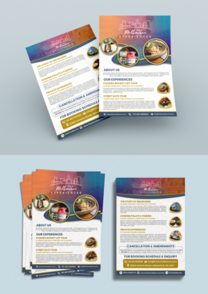 WALKING FOOD TOURISM BUSINESS.   REQUEST FOR DIGITAL BROCHURE | Brochure Design by SAI DESIGNS