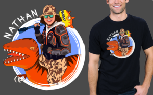 Cartoon Character T-shirt Design! | T-Shirt-Design von Manhkokoro