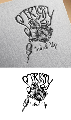 Strictly - Stay Strict, Stay Ink'd | Logo Design by blue eye