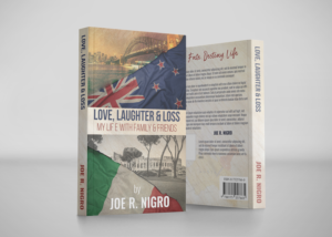 Book Title: Love, Laughter & Loss. | Buchumschlag Design von CreaTVIT