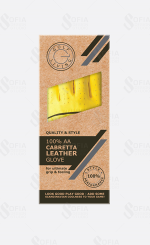 Appealing packaging design for high end golf gloves | Packaging Design by SofiaDesignStudio