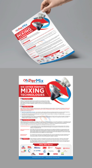 PerMix Corporate Info Poster For Promoting Brand Identity | Poster-Design von aspiremedia