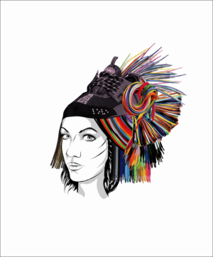 Sneakerhead with sneaker headdress | T-Shirt-Design von Jamal 12