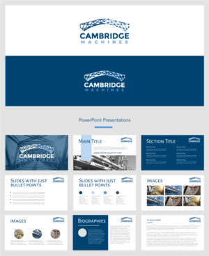 Slide Master for  Cambridge Machines - A Systematic Hedge Fund | PowerPoint-Design von lionx