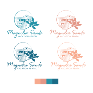 Magnolia Sands       Vacation Rental | Logo Design by MT