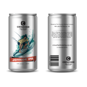 Beer Can Label design for "Joyride IPA" | Label Design by Fat Bat Man