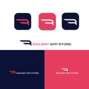 either "Railway App Store" or nothing in the logo itself, but  could be underneath) | Logo-Design von Aaaron