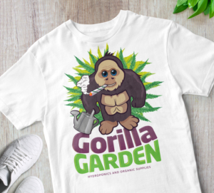 Gorilla Garden Supplies hydroponics and organic supplies | Graphic Design by Navisol Creatives