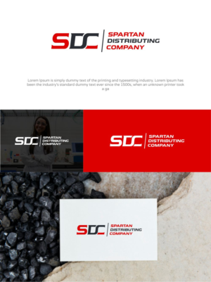 Spartan Distributing Company, Spartan Distributing or SDC | Logo Design by SigmaStudio