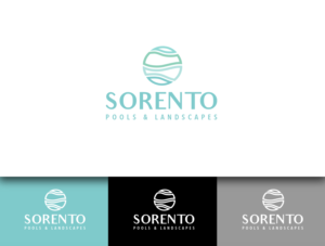 SORENTO Pools and Landscapes | Logo Design by wonderland