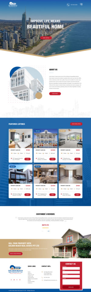 Real Estate Website | Web Design by bdesigner9