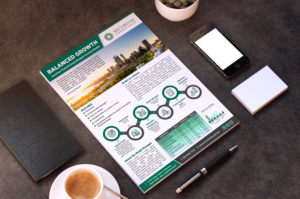 Investment Advisory Client Fund Fact Sheet Flyer | Flyer Design by GraphicsGuru